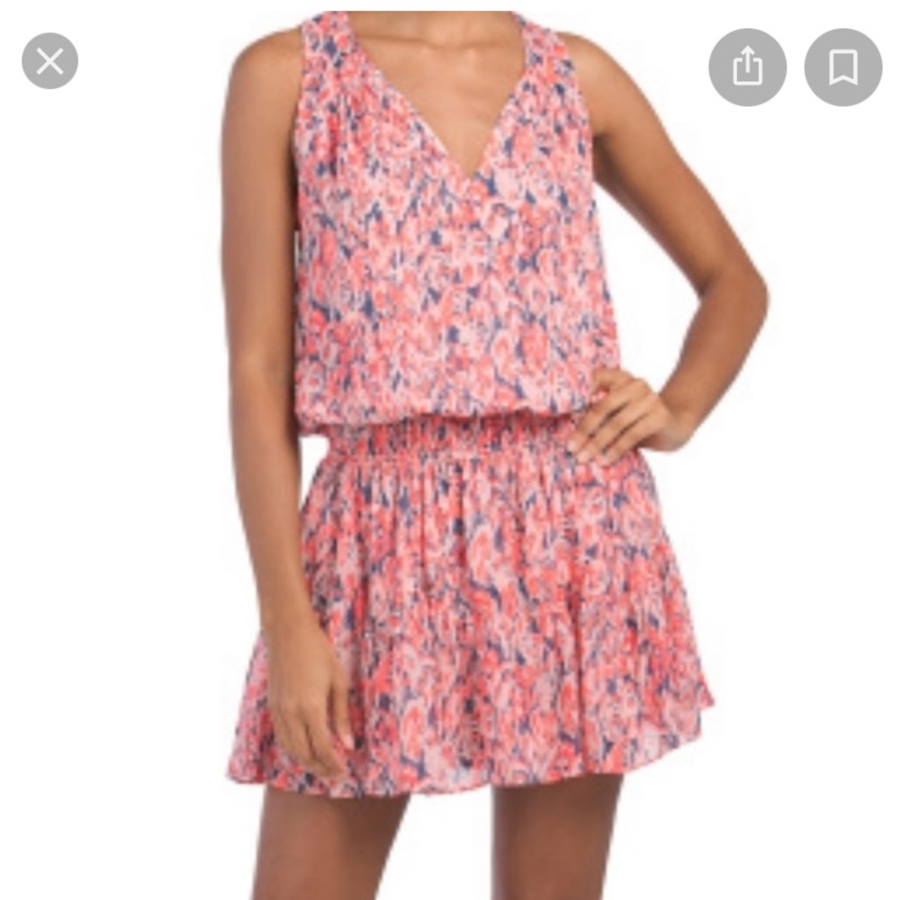 Ramy Brook Perry Abstract-print Blouson Dress
